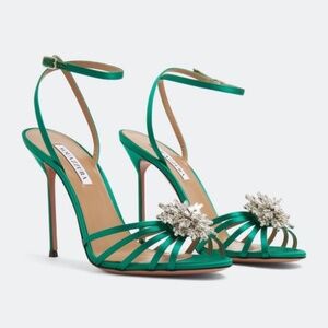 Aquazzura Stardust 105 Sandals Heels Sz. 8.5